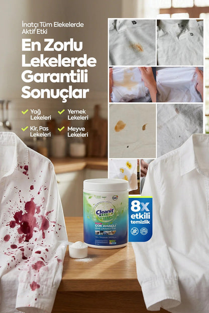 Cleanit Green Çok Amaçlı Oksijenli Leke Çıkarıcı Toz 250 gr