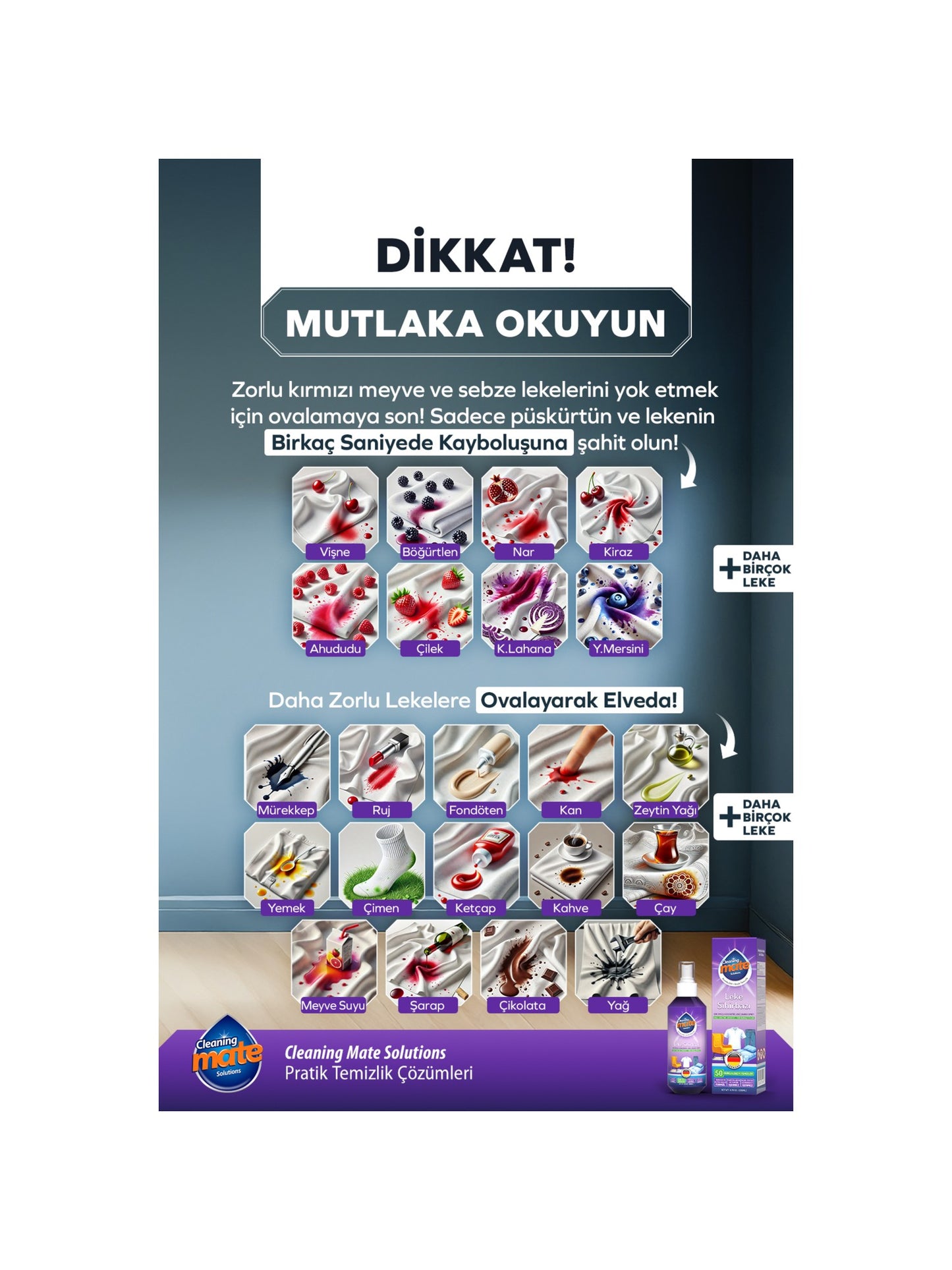 Cleaning Mate Solutions Leke Sihirbazı 200 ml