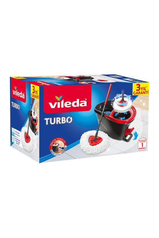 Vileda Turbo Pedallı Temizlik Seti (Komple Set)