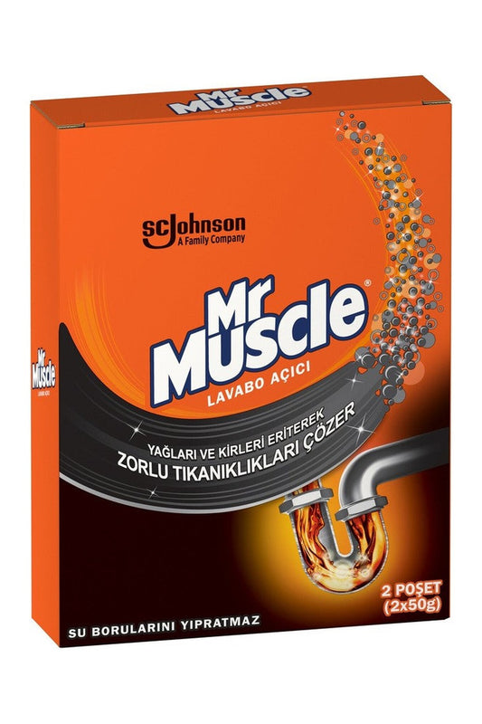 Mr. Muscle Granül Lavabo Açıcı 2'li Paket 2x50 g