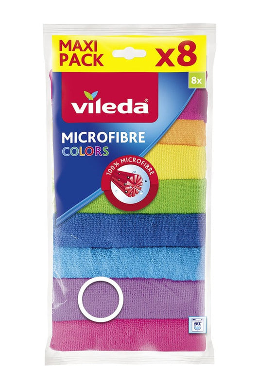 Vileda Mikrofiber Temizlik Bezi Colors 8'li
