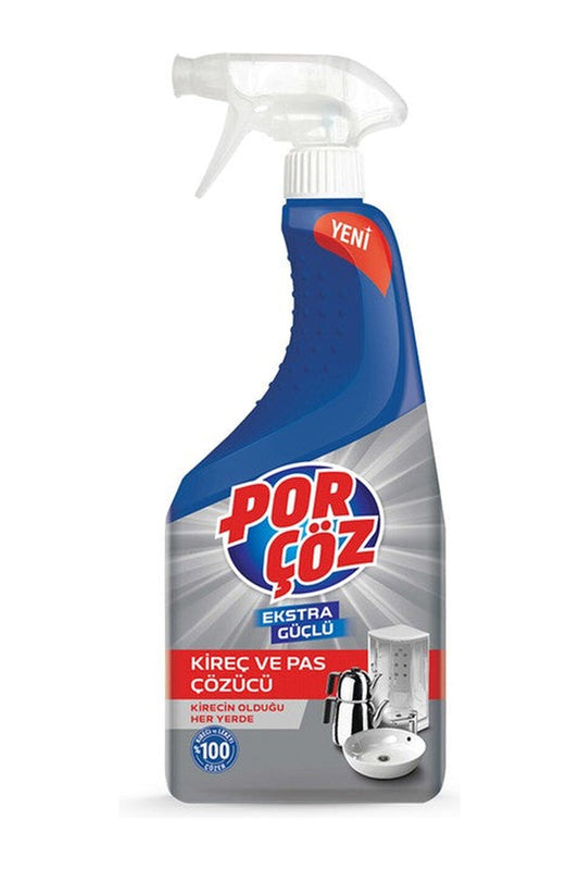 Porçöz Ekstra Güçlü Kireç Çözücü Sprey 750 ml